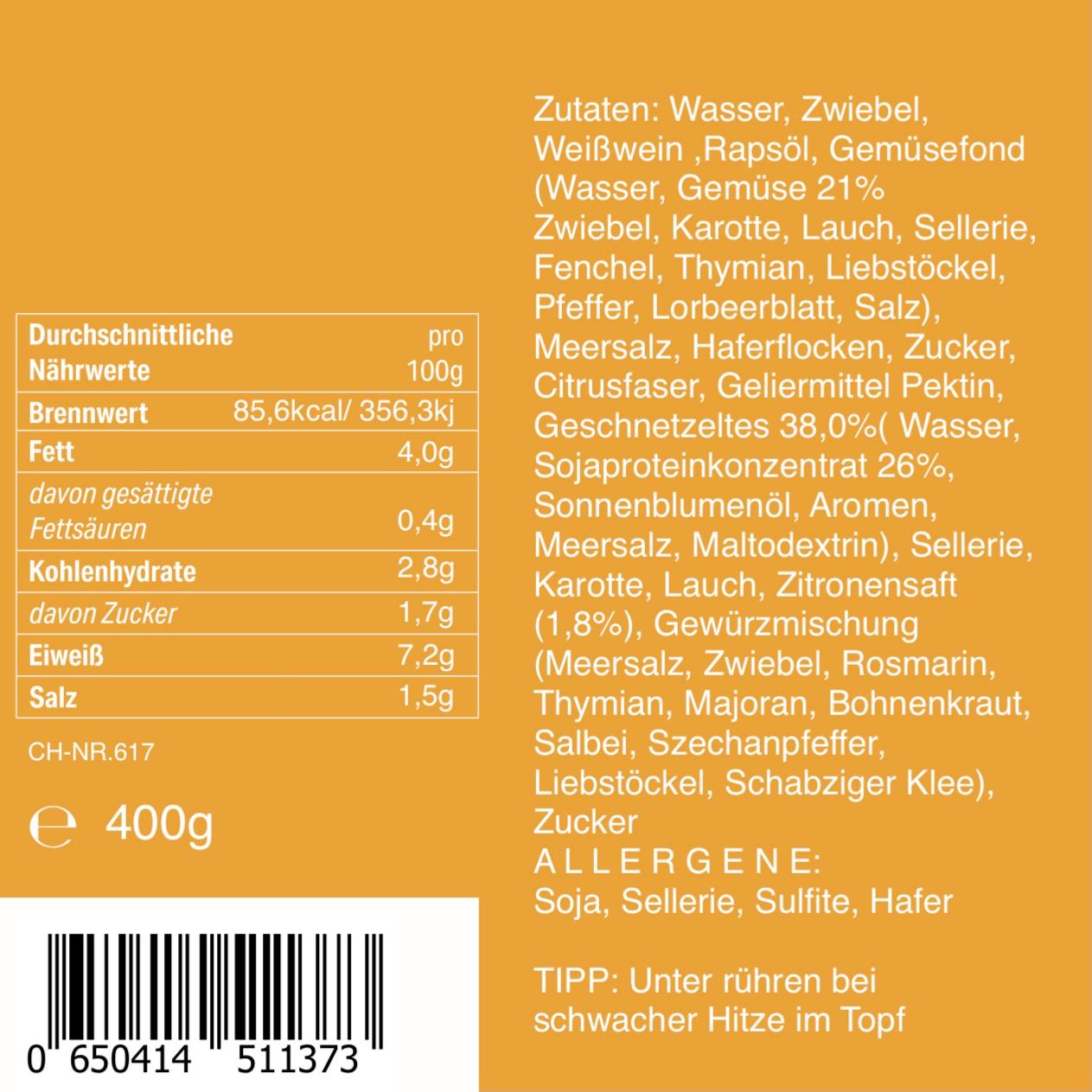 So wie Fleisch mit Zitrone